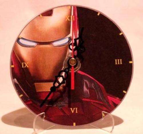 Iron Man - CD Clock - Great Graphics!