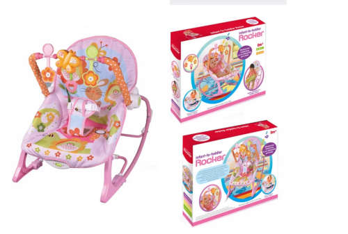 Toddler Baby Rocker(Pink & Blue & Green)