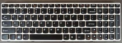 LENOVO IDEAPAD Z580 SERIES Replacement Laptop Keyboard in White
