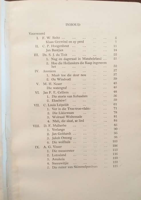 Afrkaanse verhalende verse - PJ Nienaber