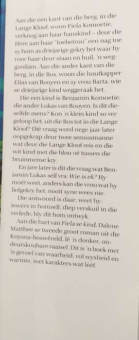 Fiela se kind - Dalene Matthee