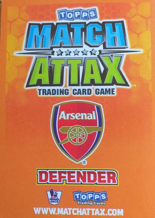 Match Attax - Thomas Vermalen