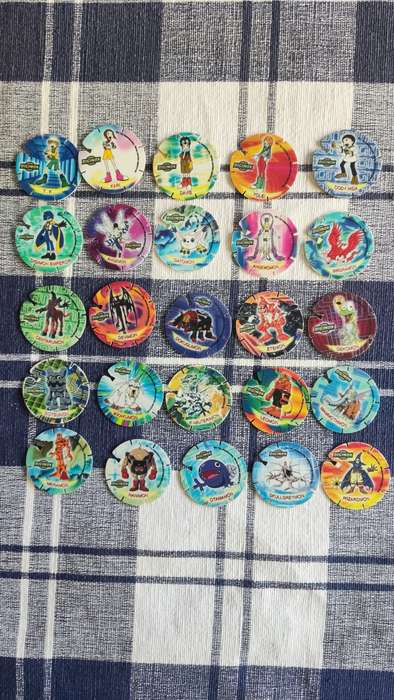 Digimon tazos 25/40
