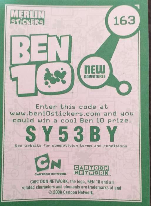Ben 10 collectable stickers