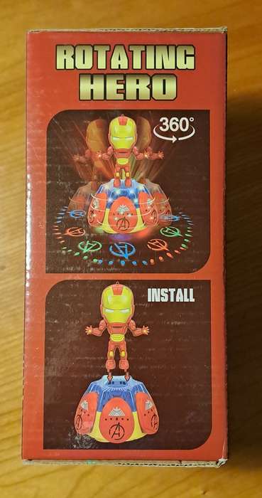 Iron Man Rotating Hero 5D Light toy (Still in original box)