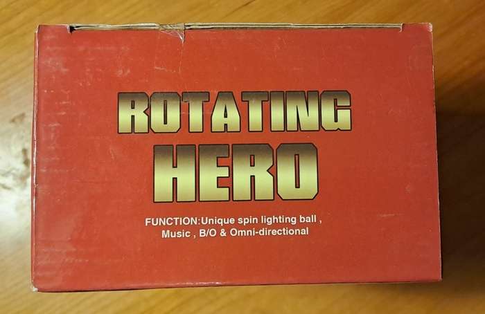 Iron Man Rotating Hero 5D Light toy (Still in original box)