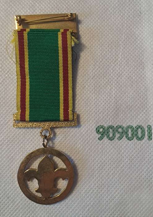 South Africa Boy Scouts Long Service Medal (Rare medal to find)