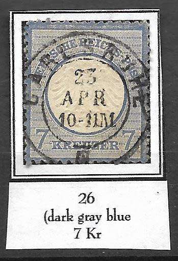 GERMAN REICH EARLY WITH BETTER CANCELS   GROUP 1  C/V R5000-00