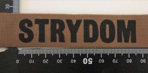 SADF Nutria Nametag - Strydom