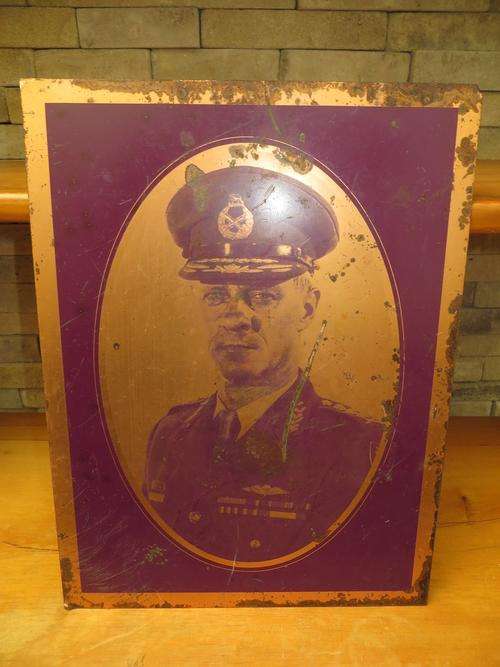 General Constand Viljoen Metal Wall Plaque...Africana History