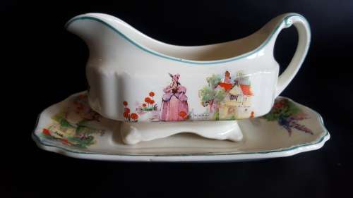 Vintage J&G Meakin England Sol. 391413 Gravy/Boat Dish