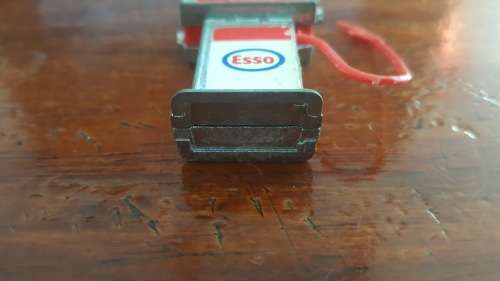 VINTAGE STEEL ESSO PETROL/DIESEL PUMP TOY