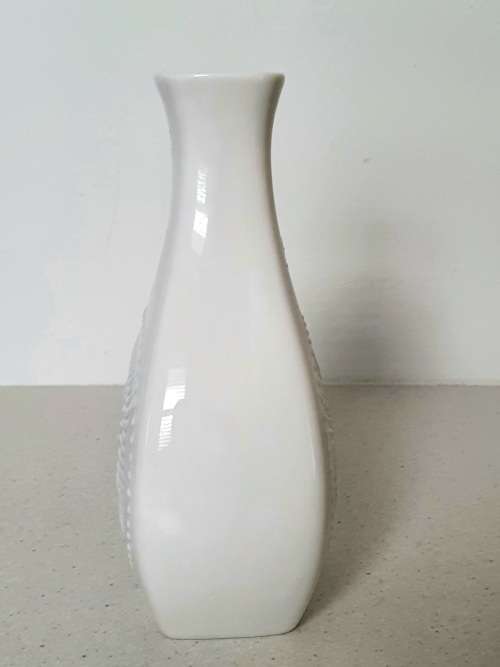 AK Kaiser Germany Porcelain White Mid Century Modern vase