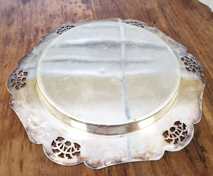 Vintage JT & Co LTD EPNS Silver Tray ( Made in England)