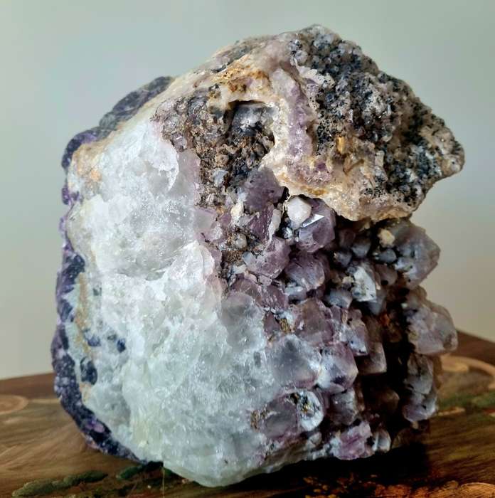 Large Amethyst Crystal Geode Rock, 5.7kg