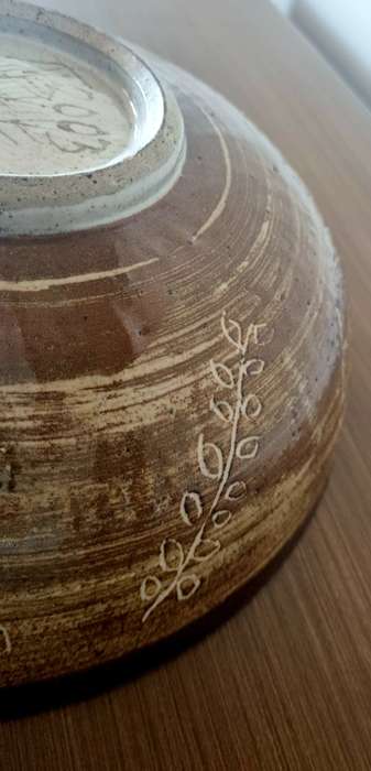 Famous SA Artist Thijs Nel Large pottery bowl (Dated 2003)