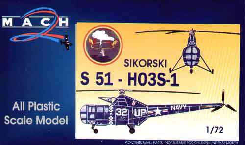 Sikorsky S-51 Helicopter - Scale 1/72 By Mach 2.