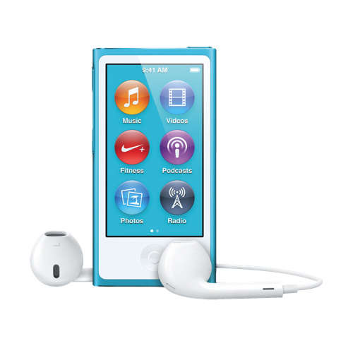 Apple iPod nano 7th Generation (16 GB) A1446 - Latest Model BLUE -MD477QB/A - NEW IN BOX