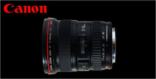 CANON EF 17-40mm f/4L ULTRASONIC Ultra Wide Angle Zoom Lens for Canon SLR Cameras