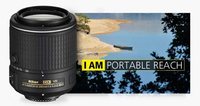 Nikon 55-200mm VR II LENS For Nikon DSLR Cameras