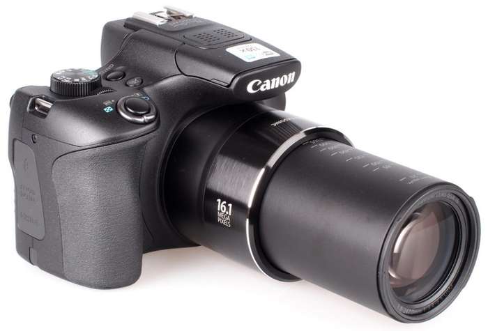 Canon Powershot SX60 HS 16.1MP Digital Camera 65x Optical Zoom Lens 3-inch LCD Tilt Screen (Black)