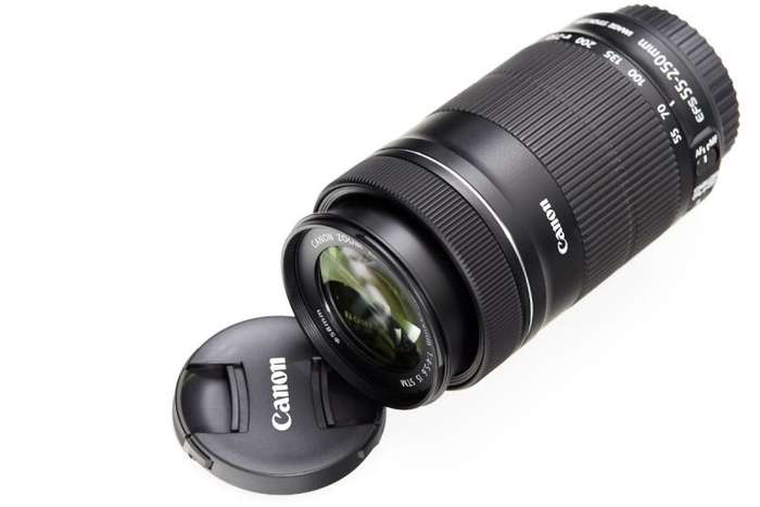 Canon EF-S 55-250m IS (Image Stabilizer) STM  Lens for Canon DSLR Cameras