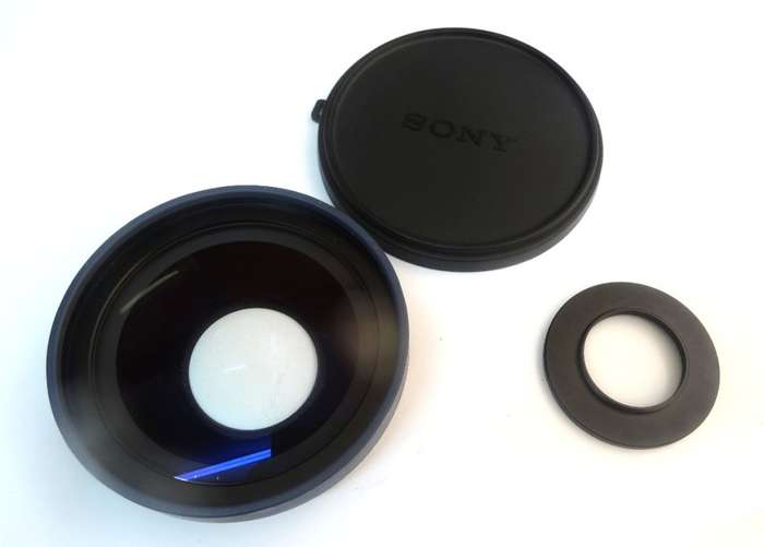 SONY VCL-MHG07 WIDE END CONVERSION LENS X 0.7 WITH 32- 52 CONVERTER - IN LENS CASE