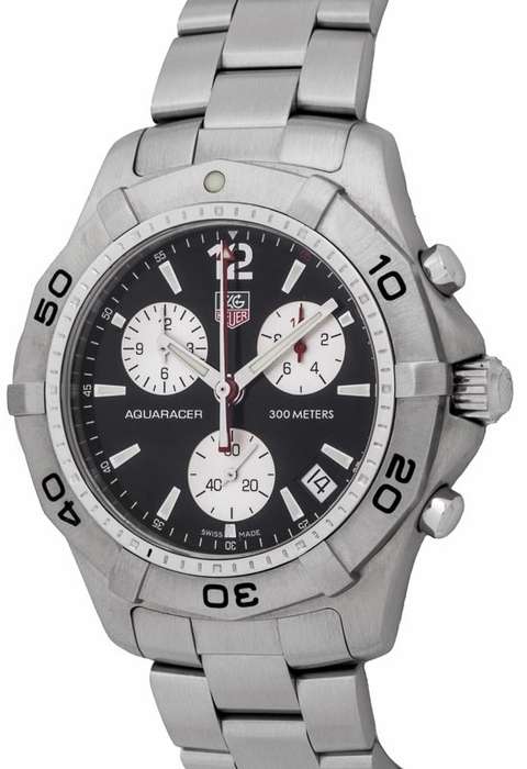 Tag Heuer Aquaracer Chronograph Quartz Mens Watch - Model CAF1110 - 42MM Case - 300m WR