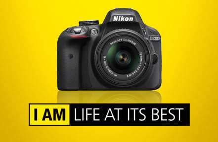 Nikon D3300 24.2 MP CMOS Digital SLR with AF-S DX NIKKOR 18-55mm f/3.5-5.6G VR II Zoom Lens (Black)
