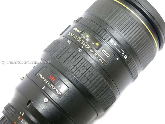 Nikon 80-400mm f4.5-5.6D ED AF VR Zoom Lens for Nikon Digital SLR Cameras