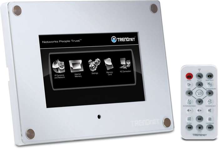 TRENDnet 7-Inch Wireless Internet Surveillance Camera and Photo Monitor, TV-M7