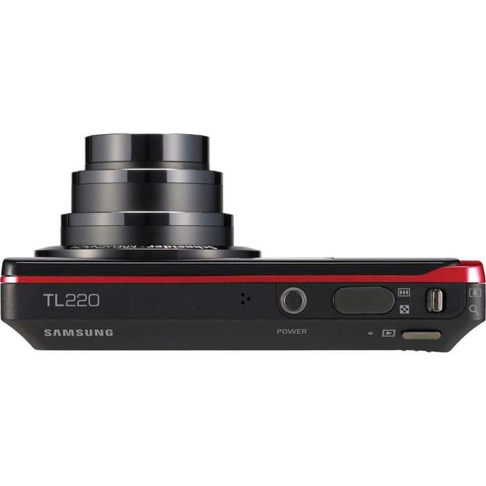 Samsung ST500 Digital Camera - Black/Red (12MP, 4.6x Optical Zoom) 3.0 inch LCD