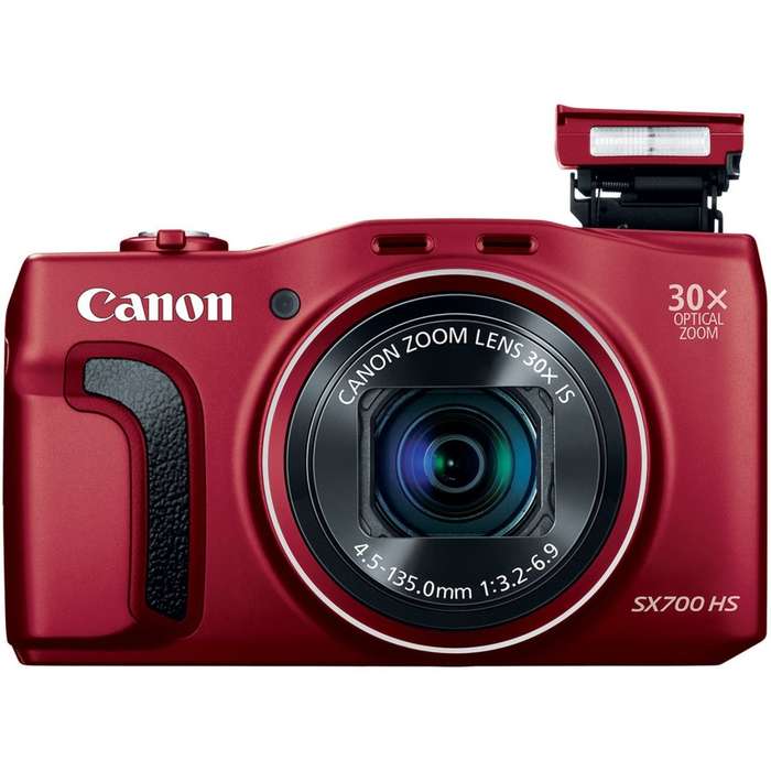 Canon PowerShot SX700 HS 16.1MP Digital Camera (White) - FULL HD 30X OPTICAL ZOOM - WiFi