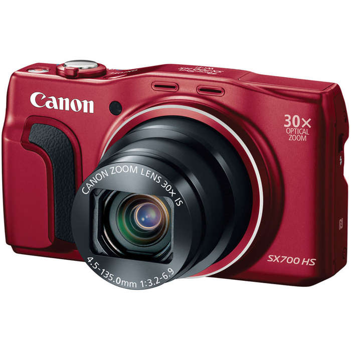 Canon PowerShot SX700 HS 16.1MP Digital Camera (White) - FULL HD 30X OPTICAL ZOOM - WiFi