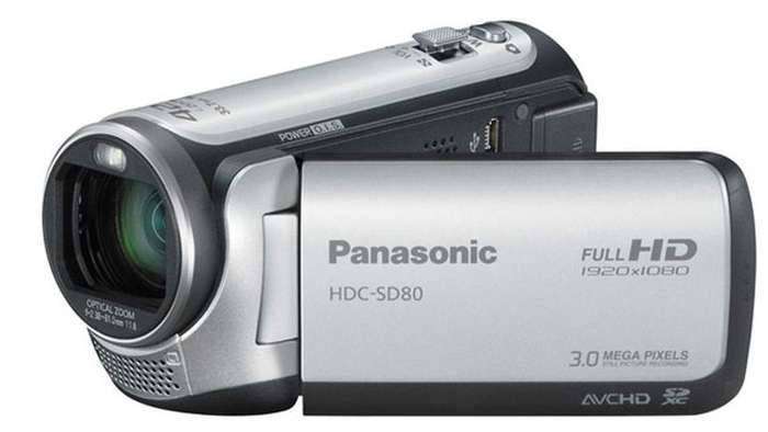 Panasonic HDC-SD80 High Definition Camcorder - FULL HD 1920 x 1080 Recording