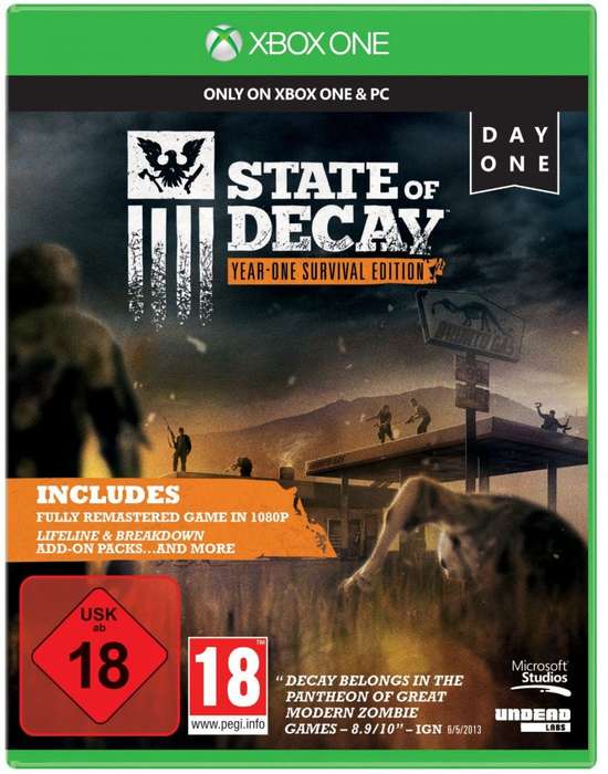 State Of Decay Year One Survival Edition  (Xbox One Game)