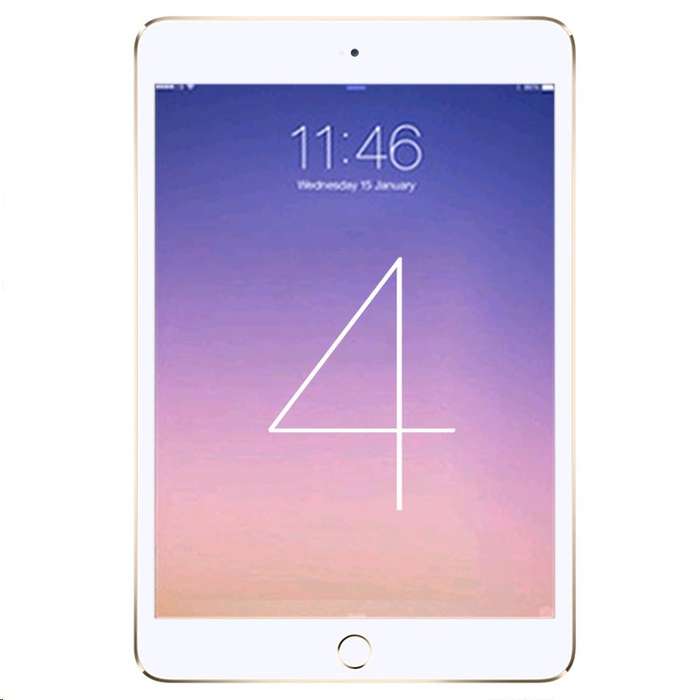BOXED - IPAD MINI 4 | 128GB | WIFI ONLY | GOLD | RETINA | A1538 | MK9Q2X/A | TOUCH ID FINGERPRINT