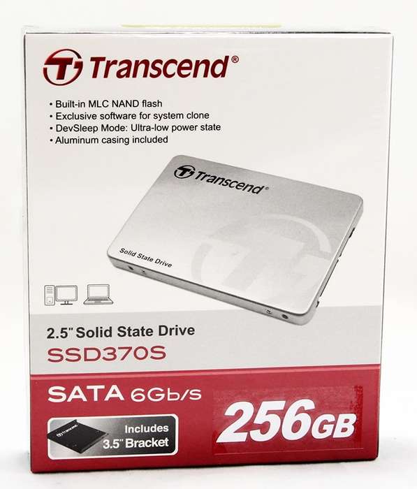 Transcend SSD370S 256GB SSD - Brand new Sealed Box