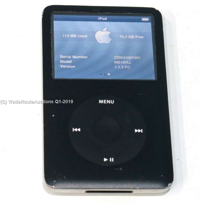 Apple IPod Classic - 6th Generation  BLACK 80GB [ MB147LL ]