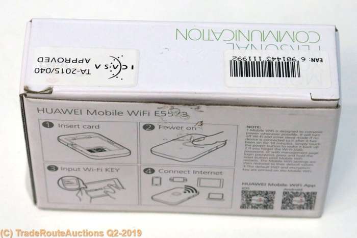 HUAWEI Mobile WiFi E5573 3G/4G (LTE) router