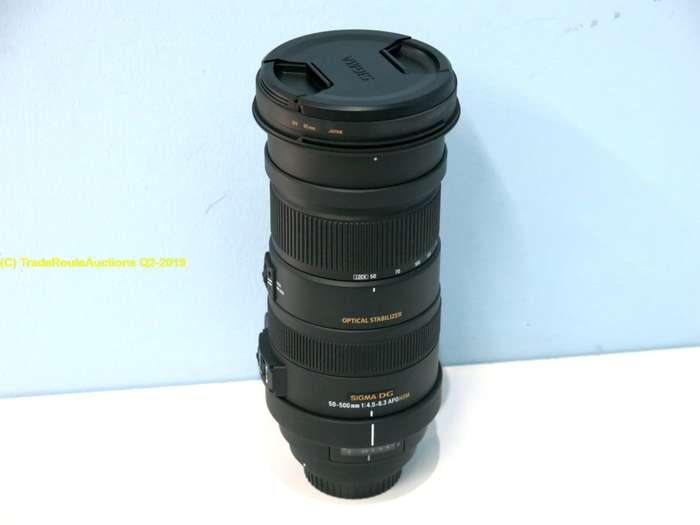 Sigma 50-500mm F4-6.3 APO HSM DG OS (OPTICAL STABILIZER) Telephoto Zoom Lens (CANON MOUNT)