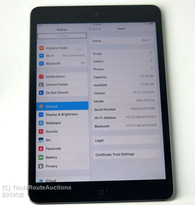 APPLE IPAD MINI 2 | 16GB | WiFi | SPACE GREY | ME276HC/A *** IPAD MINI 2** RETINA DISPLAY