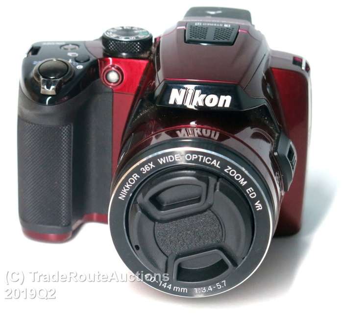 Nikon Coolpix P500 12.1MP Digital Camera with 36x Optical Zoom [ RED ]