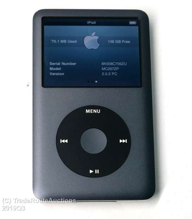 Apple IPod Classic 160GB [ MC297 ] *** 7th Generation **** IPOD 160GB BLACK 2.5" LCD Screen