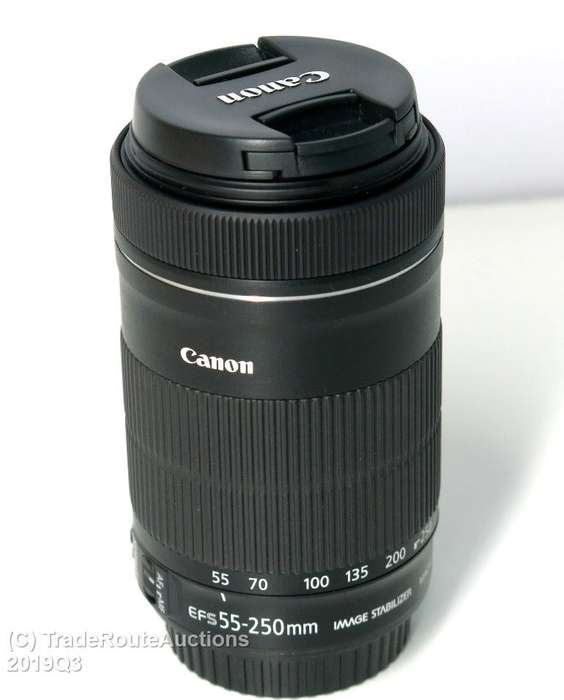 Canon EF-S 55-250m IS (Image Stabilizer) STM  Lens for Canon DSLR Cameras