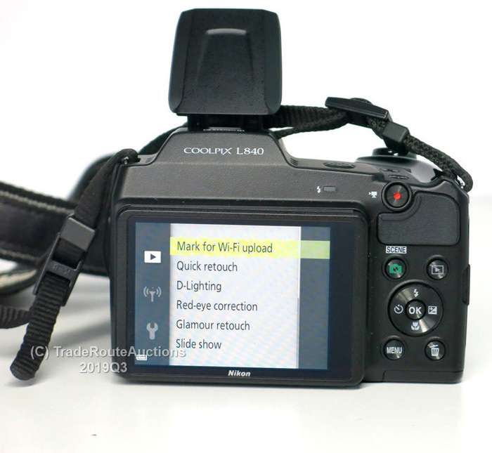 Nikon CoolPix L840 | 16 MP CMOS Digital Camera | 38x Zoom Lens Full HD | WiFi  | (Black)