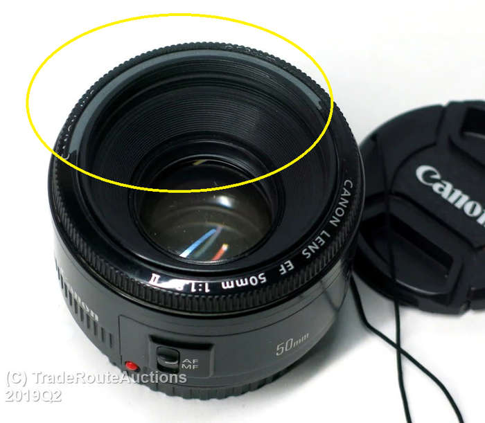 Please read - Canon EF 50mm f/1.8 II Lens - Fits Canon Cameras