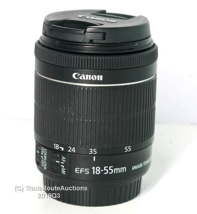 Canon EF-S 18-55mm f/3.5-5.6 IS (IMAGE STABILIZER) STM Camera Lens for Canon Digital SLR Cameras