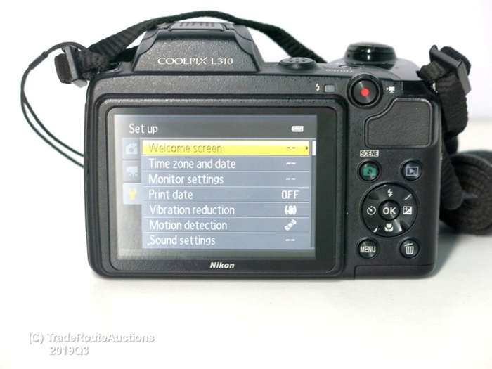 Nikon Coolpix L310 14.1MP Digital Camera with 21x Optical Zoom - BLACK