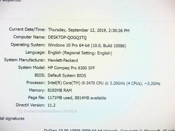 HP Compaq 6300 Pro SFF | Core i5 3470 3.2GHz | 8GB RAM | 500GB HDD | DVD SuperMulti